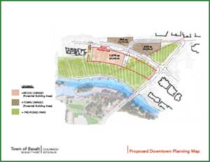 PROPOSED Downtown Planning Map With Acreages